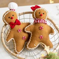 ราคา WISDOM คริสต์มาสแขวนจี้,พวงหรีด Elf ตกแต่งต้นคริสต์มาสน่ารัก, Creative Gingerbread Man ตุ๊กตาตุ๊กตาการ์ตูน Xmas Tree แขวนเครื่องประดับ Xmas อุปกรณ์แขวน (54951177621)