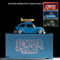 ราคา Beetle MINI Camper Volkswagen T1 ประกอบของเล่นประกอบรุ่น (54804776638)