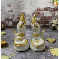 ราคา bitcoin พญานาคคู่รัก ปูนปั้น 1 คู่(สีขาว) . (20777134058)