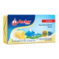 ราคา แองเคอร์ เนยจืด 227 ก. (ANCHOR Unsalted Butter 227 g) (49454069956)
