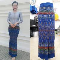 ราคา #สะออนความงามของสกินนี่ลายไทย ✅ กระโปรงหางปลาผ้ายืดสกินนี่ลายไทย #ลายไหมหมี่โบราณ พิมพ์ลายไทยๆโบราณอีสาน (4242726343)