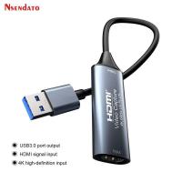 ราคา USB 3.0 HDMI Audio Video Mjpg Capture Card 4K 60Hz USB3.0 เกม HDMI Grabber การ์ดบันทึกกล่องสําหรับสตรีมมิ่งสด PC TV Monitor (50253404930)