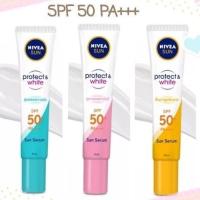 ราคา 30 ml ผลิต 2021 Nivea Sun Protect & White Instant Aura Serum SPF50+ PA+++ ครีมกันแดดนีเวีย ครีมกันแดดนีเวียสีเขียว (1930219668)