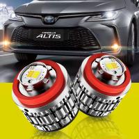 ราคา TUFFOO 1 คู่ 2 สี L1B หลอดไฟ LED หมอก 80W 20000LM สําหรับ TOYOTA Corolla Altis ปี (2019-2025) Altis Hybrid/1.8 G/1.6 V/GR-S - สีเหลืองทอง/สีขาว (28990510593)