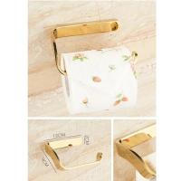 ราคา Toilet Paper Dispenser Zinc Alloy Paper Towel Holder Multi-purpose Metal Hanger for Hang Paper Towe (40827331053)
