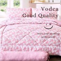 ราคา VODCA ชุดเครื่องนอน พรีเมียม ครบเซท 6ฟุต ผ้านวม ผ้าปูที่นอน ปลอกหมอน ครบชุดรวม 6 ชิ้น (20910980753)