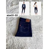ราคา กางเกงยีนส์ลีวาย 711 Skinny blue Jeans แท้% มือสอง (25559667217)