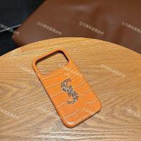 ราคา พลอยเทียม หนังลายจระเข้สีส้มเหมาะสําหรับ ไอโฟน17โปรแม็กซ์ ง่าย17ครึ่งแพ็ค 17มือโปร (45004044273)