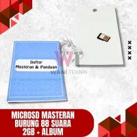 ราคา MicroSD Bird Masteran 88 Sound 2GB + อัลบั้ม – เสียงนกสําหรับ Masteran (56252945125)