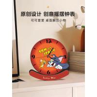 ราคา alarm clock นาฬิกาปลุก แมวและเมาส์ลูกตุ้มตั้งโต๊ะนาฬิกาตั้งโต๊ะนาฬิกาห้องนั่งเล่นนาฬิกาแกว่งสร้างสรรค์การ์ตูนน่ารักเดสก์ท็อปปิดเสียงนาฬิกาเครื่องประ (51552180346)