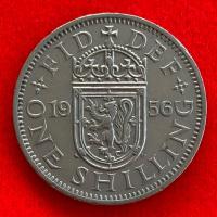 ราคา เหรียญอังกฤษ United Kingdom 1 shilling ปี 1956 เหรียญ​ต่างประเทศ (24819237532)