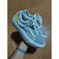 ราคา Vans สีเทาฟ้าหนอนขาว ไซร้ 34.5/21.5 มือสองของแท้(สภาพใหม่) (53201404406)