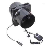 ราคา QQ * 12 ซม. แบบอินไลน์ท่อพัดลมระบายอากาศไอเสียพัดลมกรองท่อชุด 12V Extractor (48503531820)