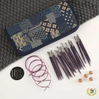 ราคา ✅แหวนเข็มชุดที่ถอดออกได้เปลี่ยนเชือกสีถักก้านเข็มขยายปู่ถักเครื่องมือคาร์บอนไม้ไผ่แหวนเข็ม (45603013484)