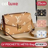 ราคา หลุยส์วิตตอง Louis Vuitton กระเป๋ารุ่น Pochette Métis Metis Shoulder Bag 25cm กระเป๋าแมสเซนเจอร์ (25292039288)