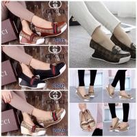 ราคา รองเท้าส้นเตารีดช่องยาง pict จริง (9829072045)