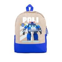 ราคา กระเป๋าเป้เด็กผู้ชาย กระเป๋าเป้เด็กผู้หญิง ตัวละคร ROBOCAR POLI BLUE (52151800431)