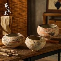 ราคา แจกันเซรามิก Jingdezhen หุ้มด้วยโบราณ Hand-Made เรือดอกไม้เก่าสไตล์ Shaji ความรู้สึกระดับไฮเอนด์ไม้ขนาดใหญ่ @- (53202161247)