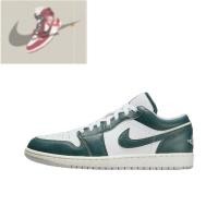ราคา jJordan Air Jordan 1 LOW SE green white ( ของแท้ 100 %) (29066305893)