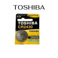 ราคา ถ่านรีโมท ถ่านนาฬิกา Toshiba CR2430 (3V) Lithium Coin Battery ราคาต่อ 1 เม็ด ของแท้ ของใหม่ (27039579839)