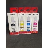 ราคา หมึก CANON แท้ หมึกเติม 790 สี BK, C, M, Y หมึกพิมพ์ Canon GI-790 (16277187105)