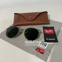 ราคา แว่นตา Rayban Round metal RB3447 001 size 50 มือสอง (40757542120)