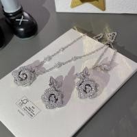 ราคา ชุดต่างหูสร้อยคอ Dior Full Diamond Rose (51101399572)