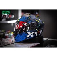 ราคา หมวกกันน็อค KYT รุ่น NF-R Flaming Matt Grey/Blue (15573341841)
