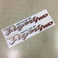 ราคา สติ๊กเกอร์ TIGER 4WD ติดข้างท้ายกระบะ TOYOTA HILUX Tiger ปี 1999 ราคาต่อคู่ (3345782178)