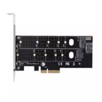 ราคา พร้อมส่งภายในวันPci express Dual M.2 Pcie Adapter, M2 Ssd Nvme (M Key) Or Sata (B Key) To Pci-E 3.0 X 4 Host (3639198255)