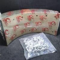 ราคา ผ้าเบรกหน้า รถบรรทุก HINO FC4J ยี่ห้อCOMPACT 4ชิ้น/ชุด (14รู) (16670639541)