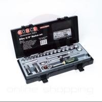 ราคา FORCE 3251-9 ลูกบล็อก ลูกบล็อค ลูกบล๊อก ชุดลูกบ๊อกซ์12เหลี่ยม 3/8" 24ชิ้น (6273463801)