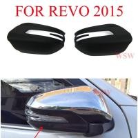 ราคา ครอบกระจกมองข้าง รถกระบะ โตโยต้า รีโว่ ปี 2015 - 2022 ครอบกระจก ครึ่งบานล่าง สีดำด้าน Toyota Revo ของแต่งรีโว่ ราคาถูก (1904750392)