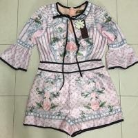 ราคา จั้มสูทขาสั้น งานป้าย (645226319)
