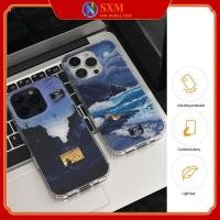 ราคา IPhone16Pro Max Creative Simple Van Gogh IMD Feather Veil Dropproof เคสโทรศัพท์สําหรับ iPhone16/15/14/13/12/11 (29039236140)