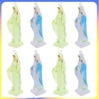 ราคา 8 ชิ้น พวงกุญแจพระแม่มารีย์เรืองแสงหลากสี สำหรับกระเป๋า อุปกรณ์เสริมคาทอลิก วัสดุพลาสติก (57404187549)