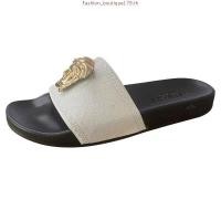 ราคา (ขนาด 36-45) พร้อมสต็อกคลาสสิก Versace_ Medusa รองเท้าแตะคุณภาพสูงสําหรับทั้งชายและหญิงรองเท้าแตะลําลองกลางแจ้ง (46101273562)