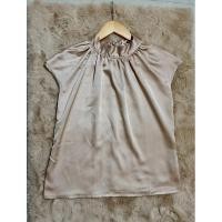 ราคา SHEIN เสื้อสีทอง คอเต่า ผูกโบว์ด้านหลัง (28319828272)