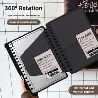 ราคา [ipad Gen9] เคส ipad อะคริลิคปรับได้ 360 องศา พร้อมที่วางปากกา เหมาะสําหรับ ipad air4 air5 air6 10.9" pro11 2021 air3 mini6 7 5th 6th air1 2 8th 7th gen10 2022 (29368487342)