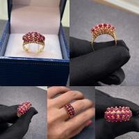 ราคา แหวนพลอยทับทิม ทองแท้ 9k แต่ตอก 18k (27480919885)