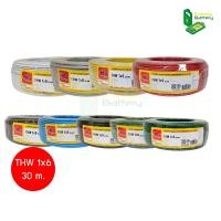 ราคา Thai Union THW 1x6 30ม. Copper Conductor 450/750V PVC 70 สายไฟ THW by energy (57800746873)