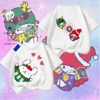 ราคา Merry Christmas Sanrio Kuromi & My Melody เสื้อยืดเด็ก ใหม่ cotton สบายและนุ่ม(ส่งเร็ว จัดส่งจากไทย) (45852988695)