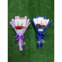 ราคา ช่อดอกไม้ใส่ธนบัตร 3 ใบ แต่งด้วยดอกไม้ประดิษฐ์ ช่อธนบัตรเปล่า ช่อดอกไม้ ช่อเปล่าอเนกประสงค์ ช่อดอกไม้ใส่ธนบัตร (10179565435)