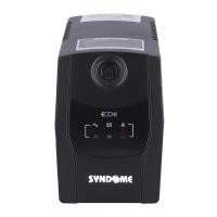 ราคา UPS (เครื่องสำรองไฟฟ้า) SYNDOME ECO II-1000I (1000VA/500WATT) BLACK (3636122734)