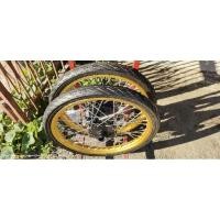 ราคา ชุดล้อ MSX วงล้อSUPER Dragมือสองสภาพสวยซี่ลวดแท้ใหม่ขึ้นตั้งศูนย์ได้มาตรฐานแถมยาง (23288672581)