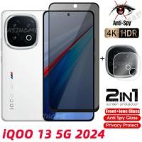 ราคา Iqoo 13 5G 2024 กระจกนิรภัยส่วนตัว Anti-Spy คลุมทั้งหมดปกป้องหน้าจอ Anti Peek ฟิล์มความเป็นส่วนตัวสําหรับ iQOO 13 iQOO13 13iQOO 4G 5G 2024 Anti Peek ฟิล์มความเป็นส่วนตัว (27368940136)