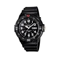 ราคา Casio Standard Men นาฬิกาข้อมือผู้ชาย สีดำ สายเรซิ่น รุ่น MRW-200H-1B (51400923)