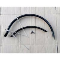 ราคา Federal 26 chrome พลาสติกสีดํา mtb บังโคลนจักรยาน (55751184564)