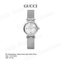ราคา GUCCI นาฬิกาข้อมือ รุ่น Diamantissima Stainless Steel Ladies Watch 27mm Code: YA141504 (21772939319)