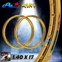 ราคา ล้อ COM MINI 1.40 X 17 ขอบเรียบ จำนวน 2 วง วงล้อ คอม ล้อ เวฟ ขนาด 1.40 ขอบ 17 ของแท้ การันตีของแท้ 100% วงล้ออลูมิเนียม ราคาพิเศษสุดๆ (12721514344)